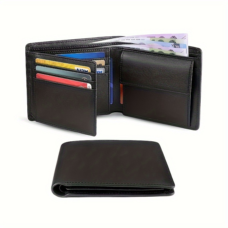 TEMU Portafoglio portatile da , porta carte multi-RFID antifurto, custodia pieghevole per carte adattabile, portamonete di grande capacit�