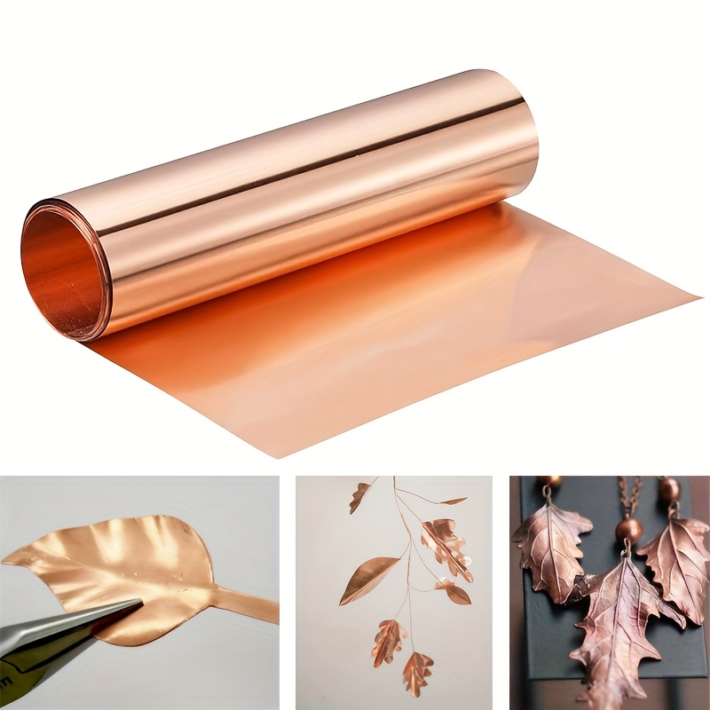 10-300x1000mm Thick 0.01~1mm Pure Copper Sheet Plate 99.9