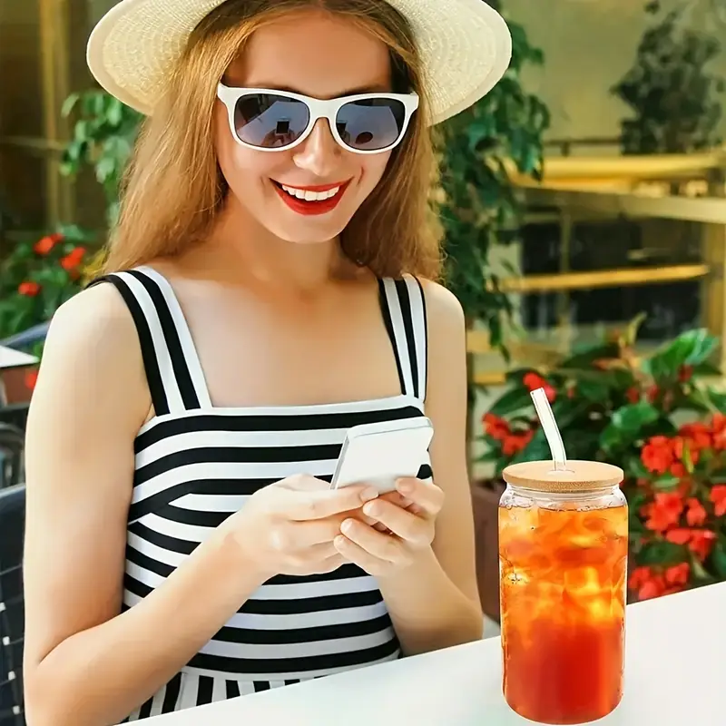 4 6 8 18 6oz 550ml cups cute cups suitable for bubble tea ideal gift suitable for weddings parties halloween christmas gifts coffee cup sets gift cups gifts party glass cups Product details 8