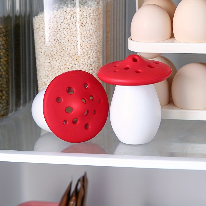 

Mushroom Shaped Fridge Deodorizer Box, Activated Charcoal Odor Absorber, Moisture-absorbing Freshener For Kitchen Use, No Battery Or Electricity Needed.