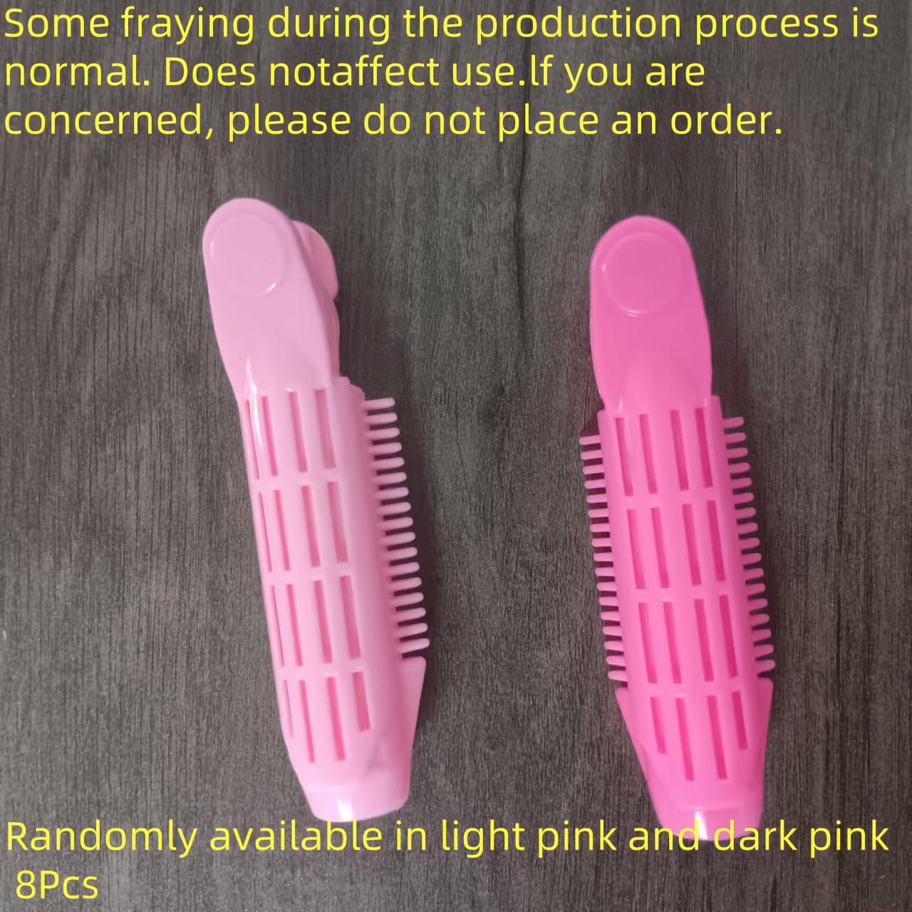 8pcs Easy- Volumizing Clips - Instant Bangs & Roller Styling - Secure Hold For Women's Home Hairdos - Random Color