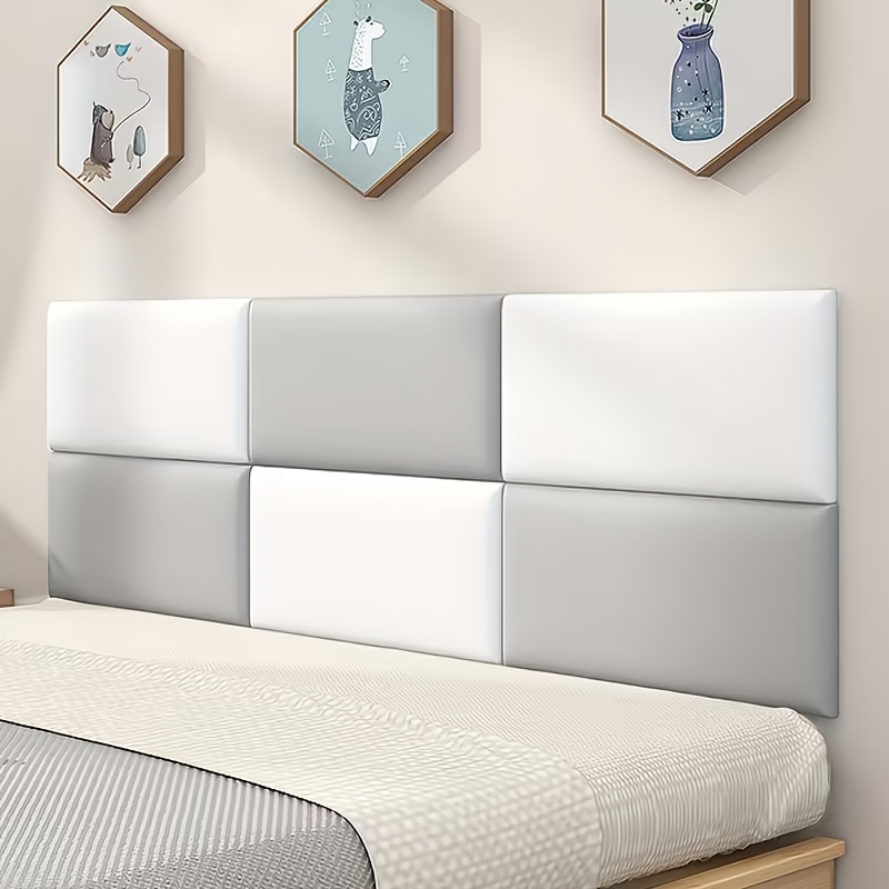 Self-Adhesive Thermal & -Resistant 3D Wall Panels, 12Mm Thick XPE Board - Peel And Stick Faux Leather Tiles for Easy Installation, Cozy Bedroom Headboard Padding, Modern Home Decor