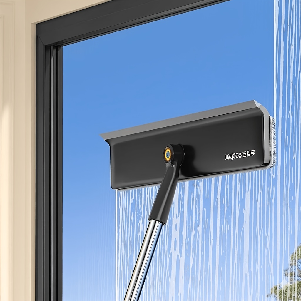 E-shop Joybos Fensterabzieher, 360-Grad-Schwenkbürstenabzieher für die Fensterreinigung, Mehrzweck-Glasabzieher, Werkzeug für die Fensterreinigung in