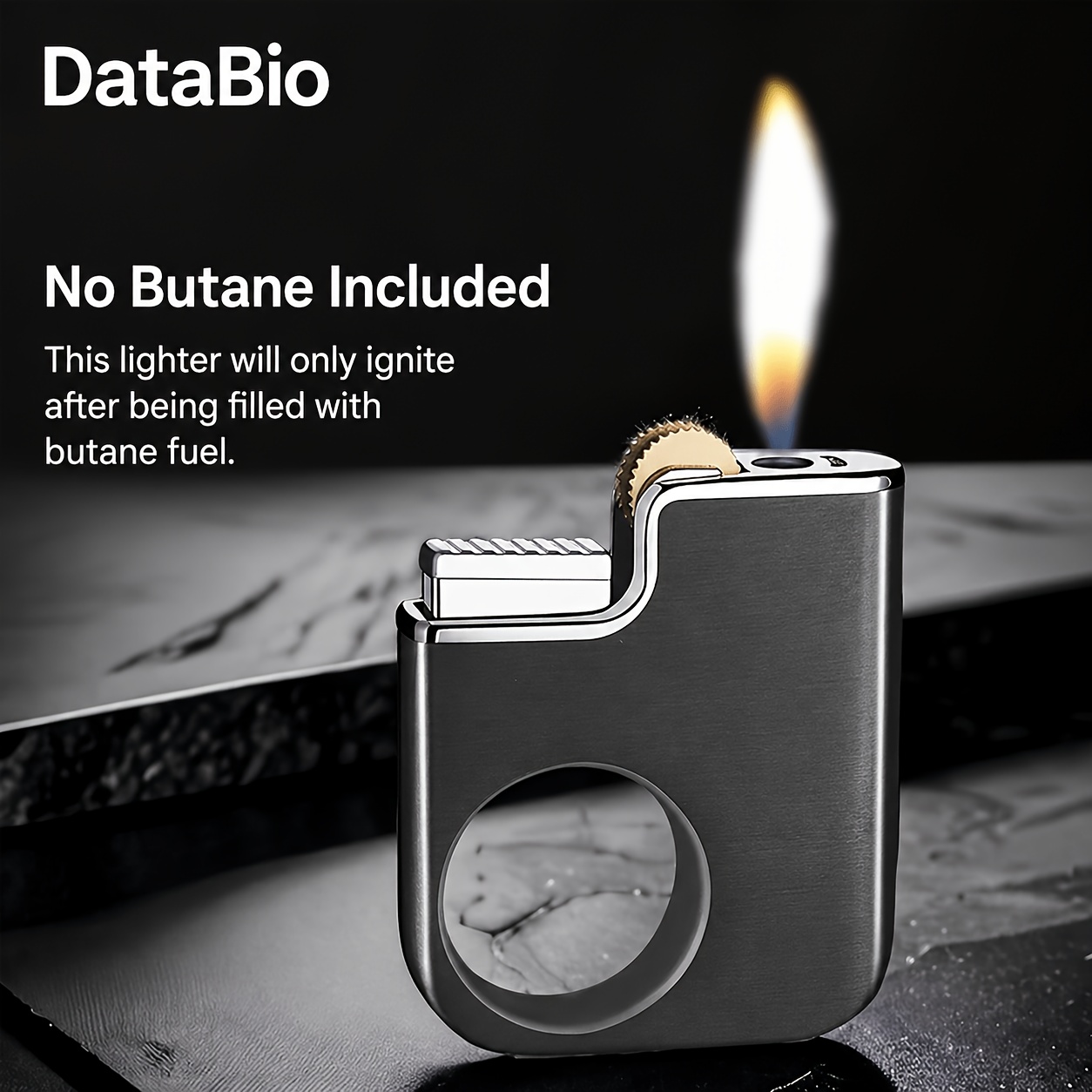 no butane) side sliding grinding wheel inflatable flame classic retro  vertical stripes gift lighter (no butane) | Check Out Today's Deals Now