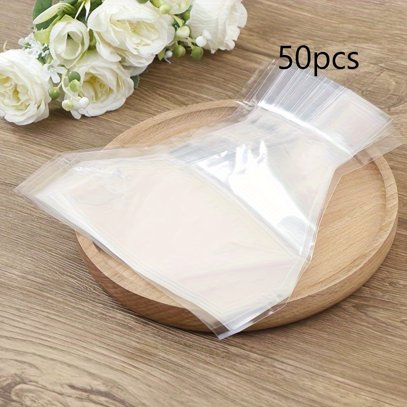 50 Sachets Triangulaires OPP Pour Onigiri Et Bento | Anti-fuite, Sans BPA, Avec Autocollants