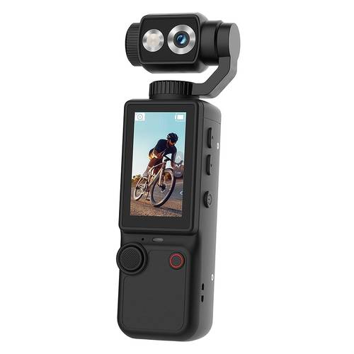 4k ultra hd action camera 180 manual flip lens vlog shooting essential long with built in fill light with 32g card tripod compact durable audio recording capture the