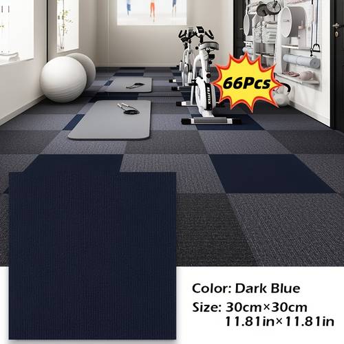 22 66 122pcs of self tile carpet square and stick commercial carpet floor tile with pvc backing anti slip carpet tile decoration suitable for living room bedroom laundry area home decor measuring 30 0cm x 30 0cm