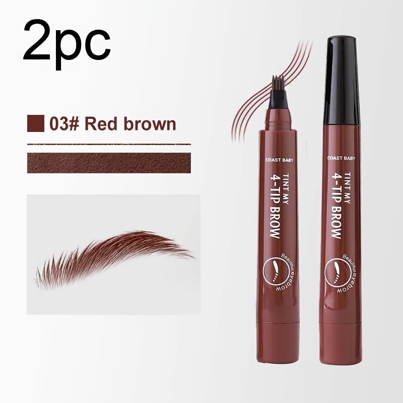 2pcs Long-Lasting Smudge-Proof Brow Gel for Natural Look