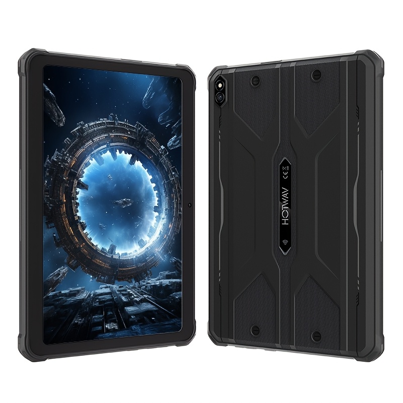Hotwav R8 Rugged Tablet 14, 10.1 Inch Hd+ Display 10800mah Tablet, -core 4gb(8gb Expandable) +128gb Rom+1tb Outdoor Tablet, 13mp+5mp Camera 4g /gps, Phones
