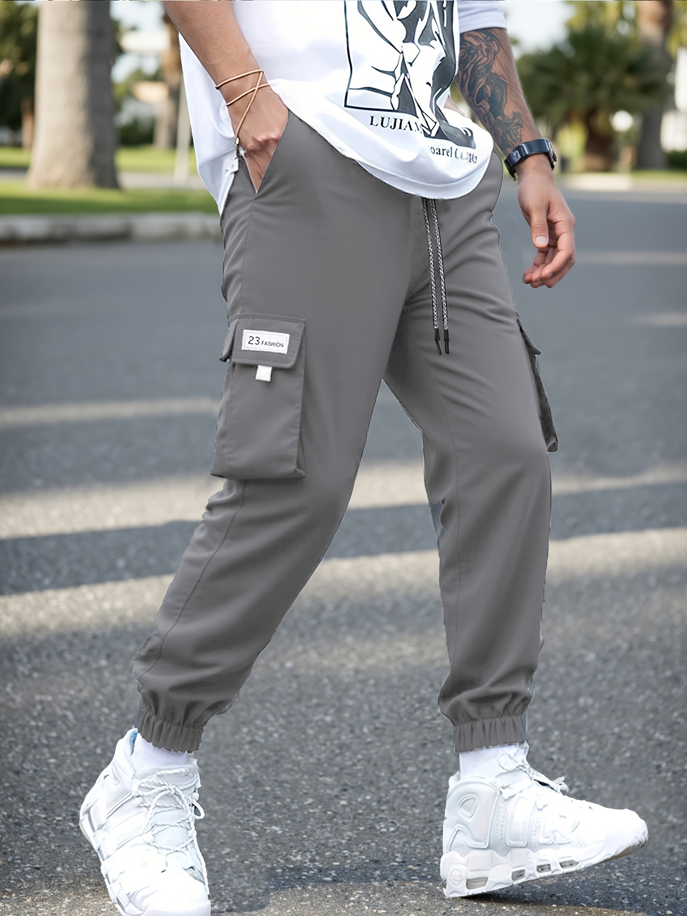 Grey Pants Outfit Men Streetwear Streetwear Gray Pants Outfit Men
