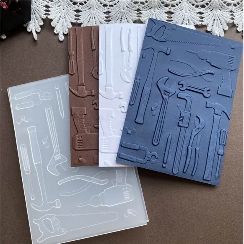 

1pc 3d Embossed Folder, Plastic Embossing Folders For Card Making Scrapbooking And Other Paper Crafts