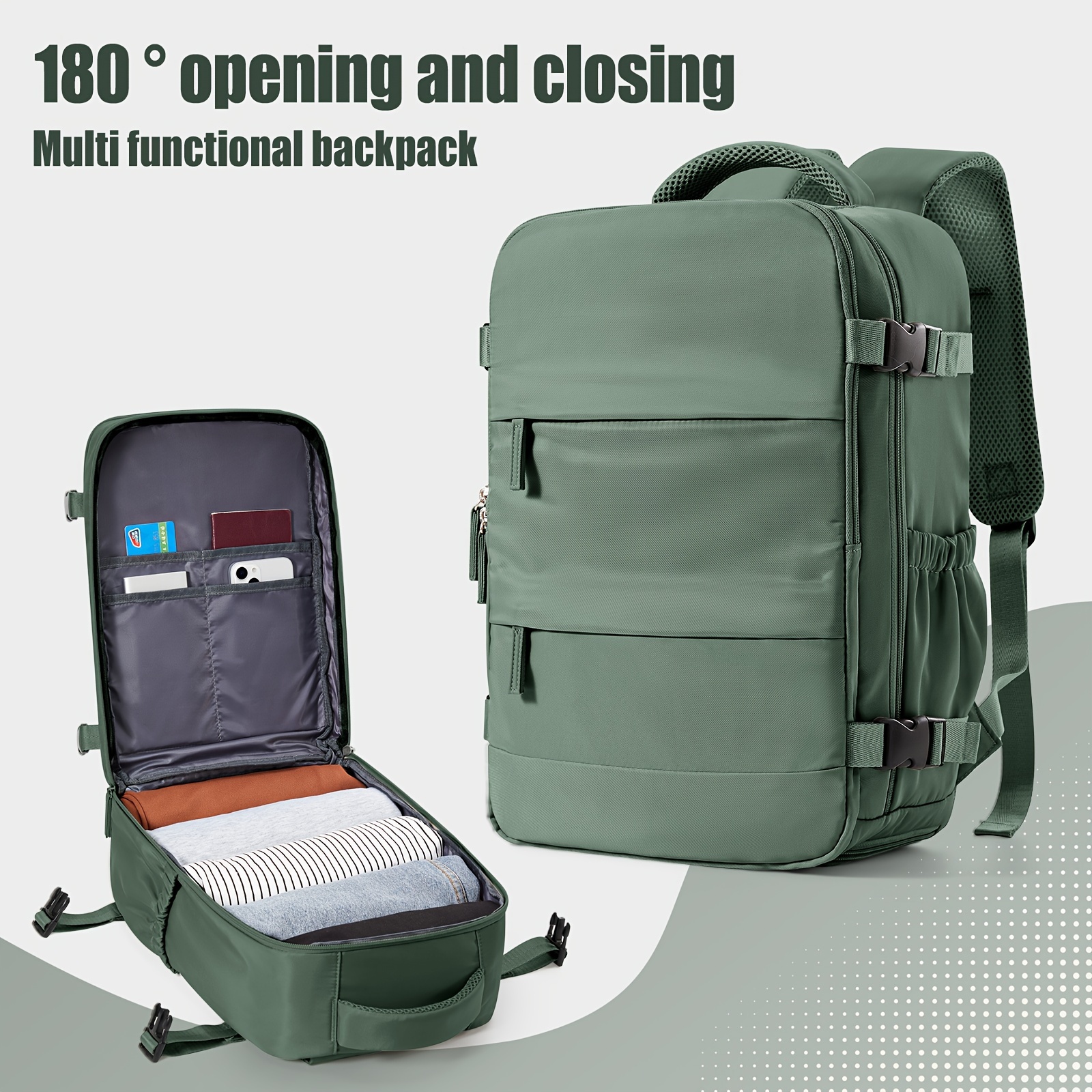 

1pc Travel Backpack For Men And - Daypack Shoulder , Airplane , , , Compartment, - For , Laptop Bag