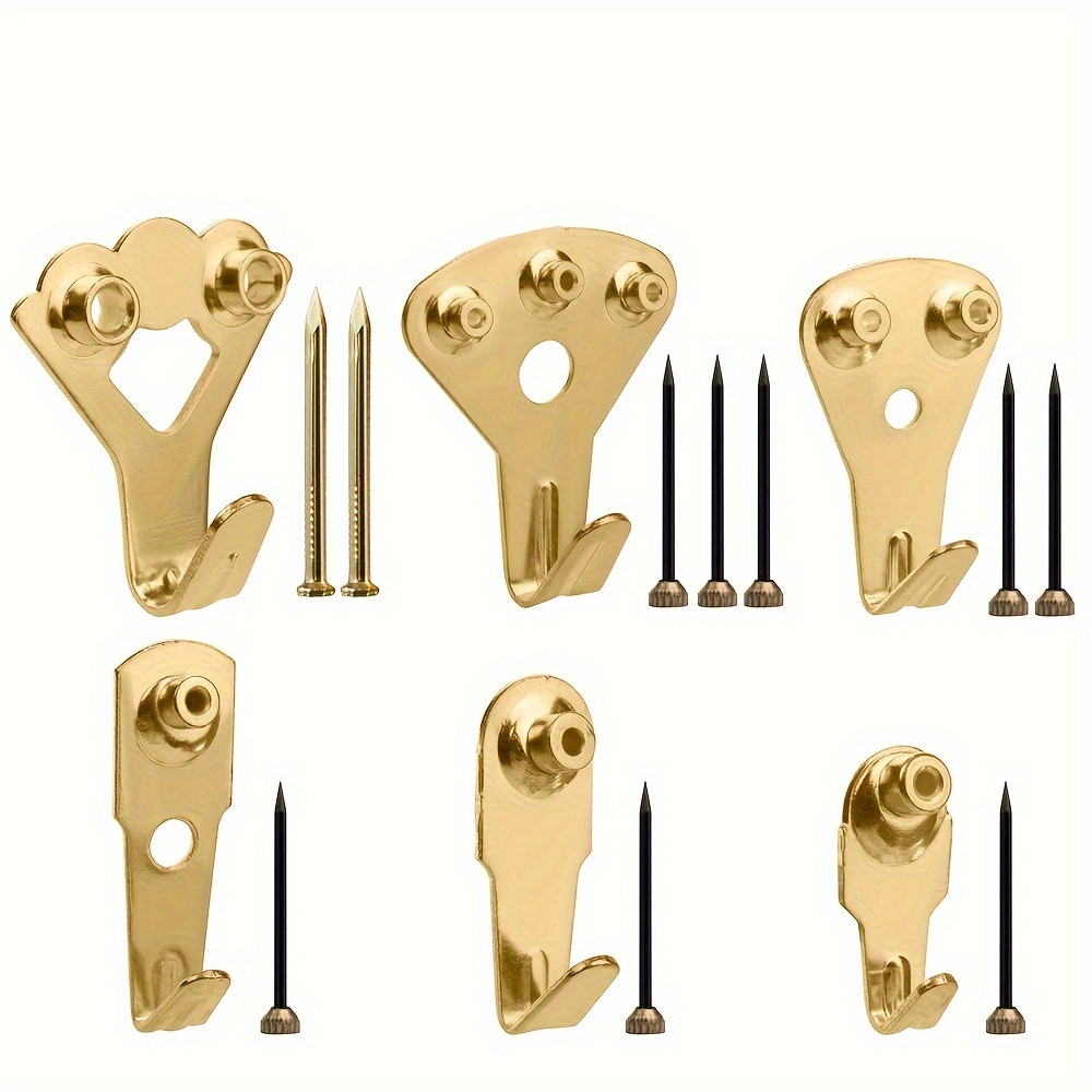 Set Picture Hangers Nails For Hanging Pictures Wall Hangers - Temu Canada
