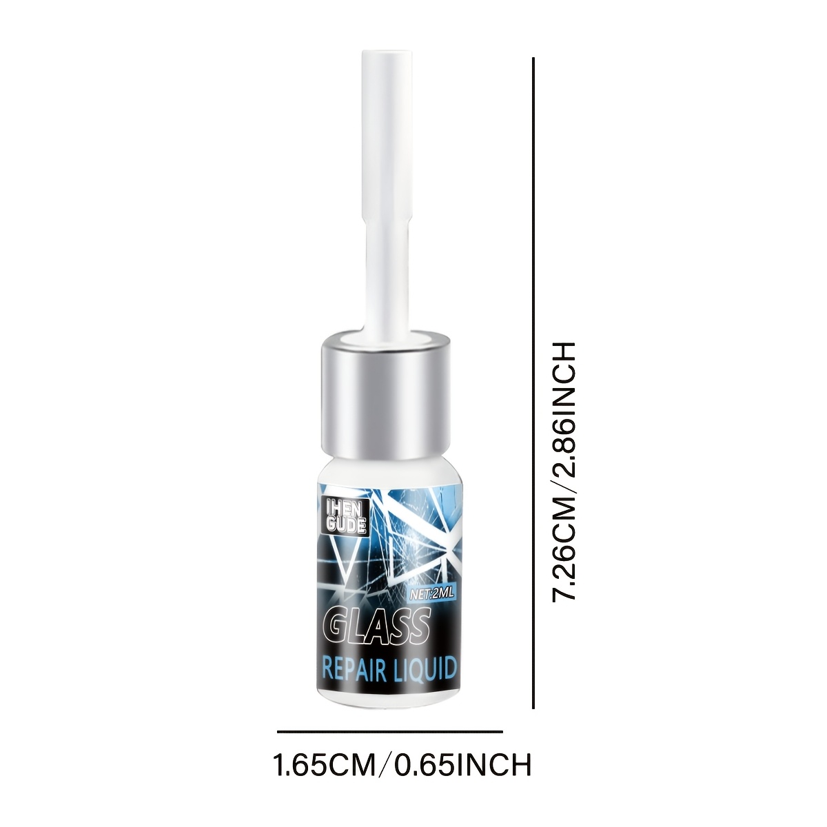Professional Car Glass Crack Repair Liquid Abs Durable Tool Kit, Quick-drying Nano Filler, Windshield , Convenient For Clear Visibility