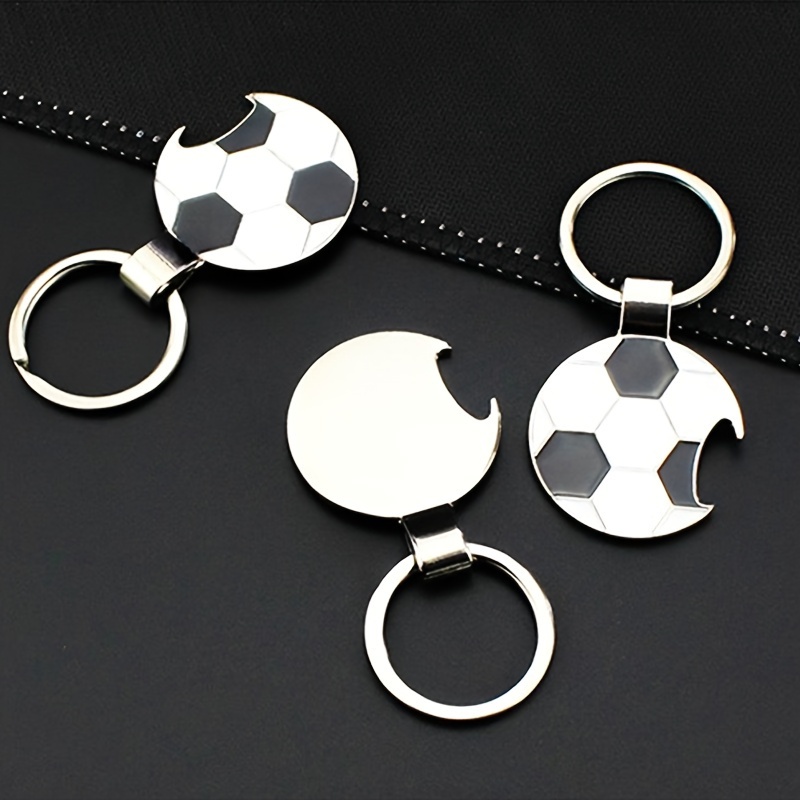 

Keychain For Men, Customized Creative Football Keychain, Bottle Opener Pendant, For Gifts