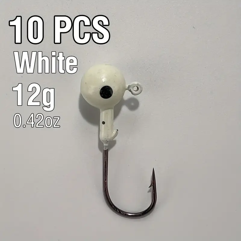 10pcs lead weighted fishing hooks 7 size options 3 - Temu Mexico 10pcs lead weighted fishing hooks 7 size options 3 - Temu Mexico