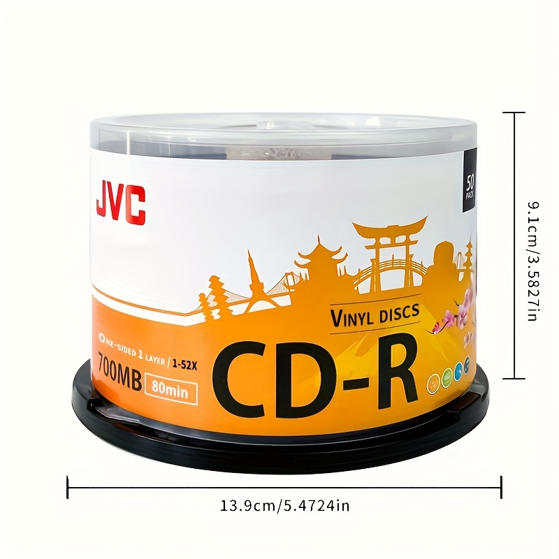 jvc/ black gum music disc cd r 52 speed blank - Temu Canada