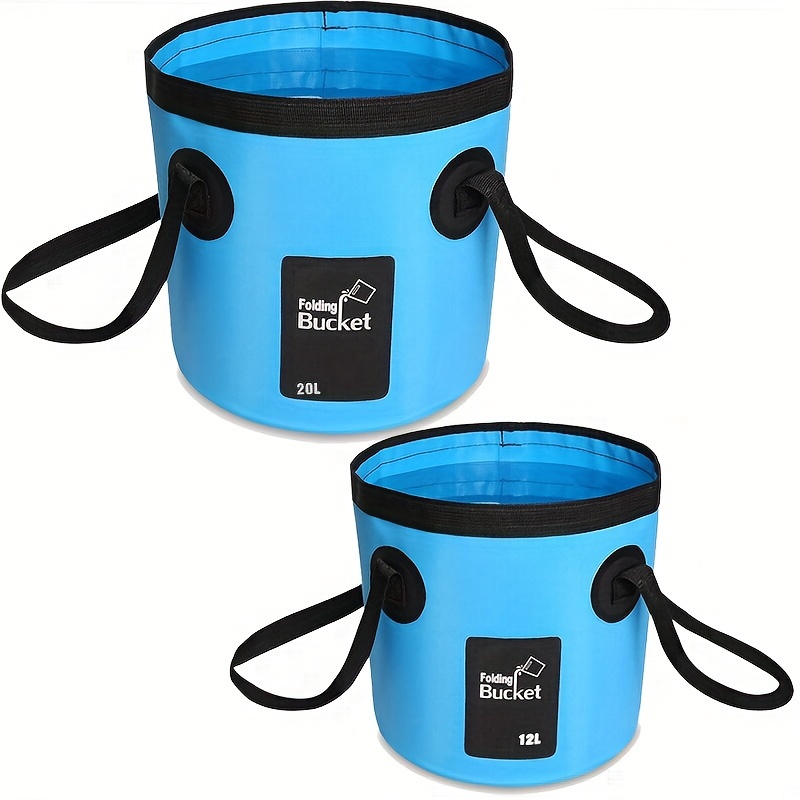 2pcs Collapsible Bucket Water Storage Containers