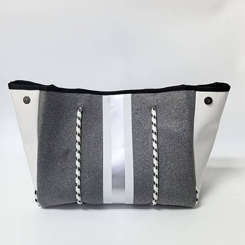 dames tote bag van neopreen, capaciteit voor outdoor reizen, perfect voor stranduitjes