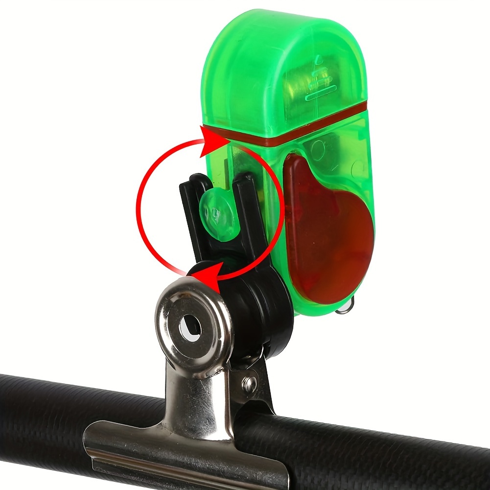 1pc Fish Bite Alarm, High Sensitive Fishing Alarm, LED Light Indicator,  Clip-on Rod Bite Indicator