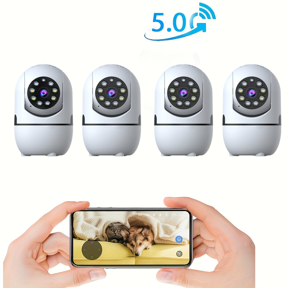 4pcs Wireless Security Camera Indoor with 355° Pan & Tilt, Night Vision, Motion Detection, 2-Way Talk, Baby/Pet Monitor, 2.4/5G WiFi, Support Cloud & Max. 256G SD Stroage, Alexa Compatible 6 4pcs Wireless Security Camera Indoor with 355° Pan & Tilt, Night Vision, Motion Detection, 2-Way Talk, Baby/Pet Monitor, 2.4/5G WiFi, Support Cloud & Max. 256G SD Stroage, Alexa Compatible - Image 6