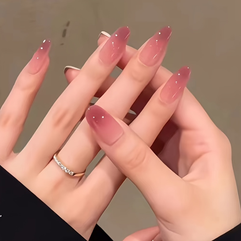 

24pcs Shaped , Red Fake , Long Length, , , Removable Art Set For