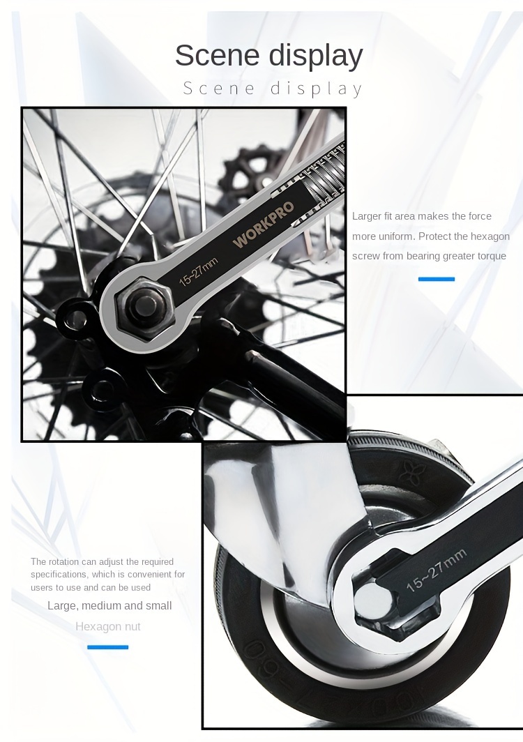 1 2pcsuniversal wrench set double ended wrench live head advanced dual purpose wrenches double ended universal tool set details 2