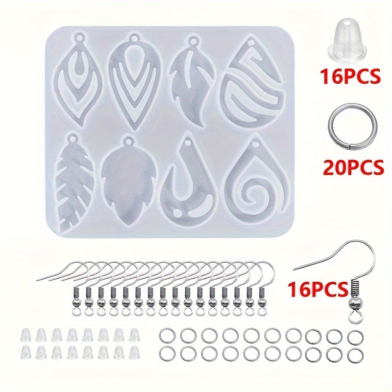 

Diy Drop Silicone Mold For Earrings, Multiple Water Drop Pendant And Tag Mold