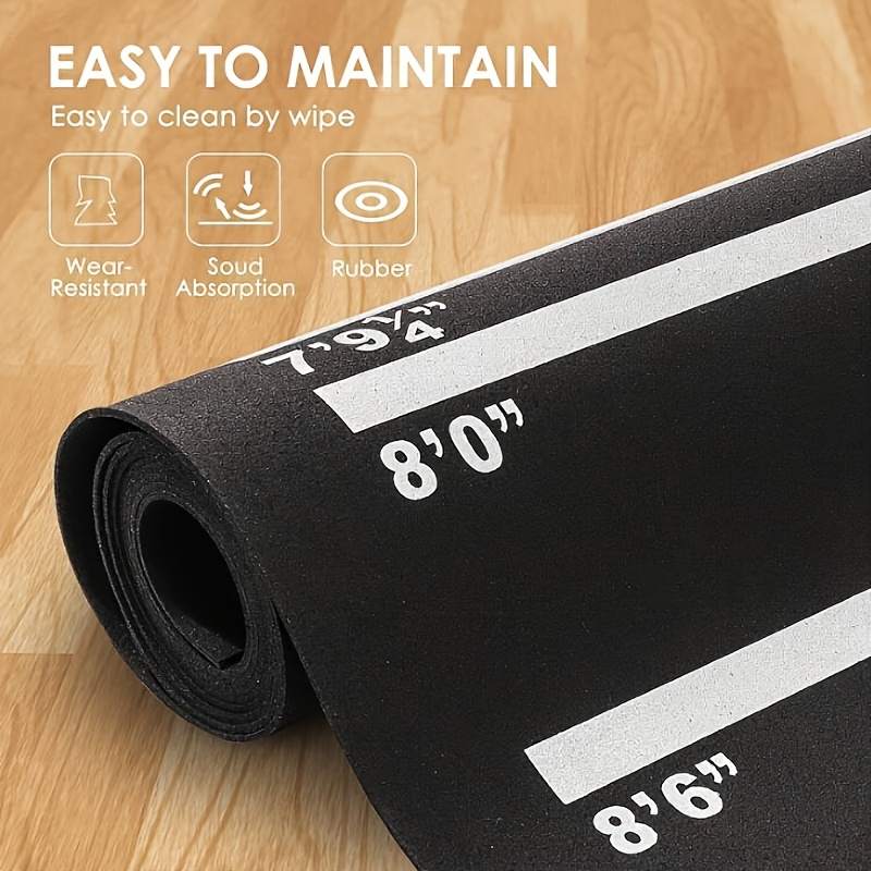 Professional Dart Mat with Throwing Line