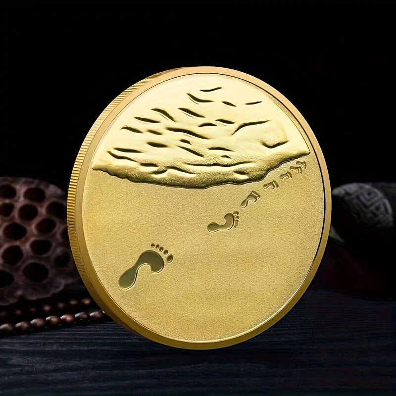 TEMU Beach Commemorative Coin, Gift