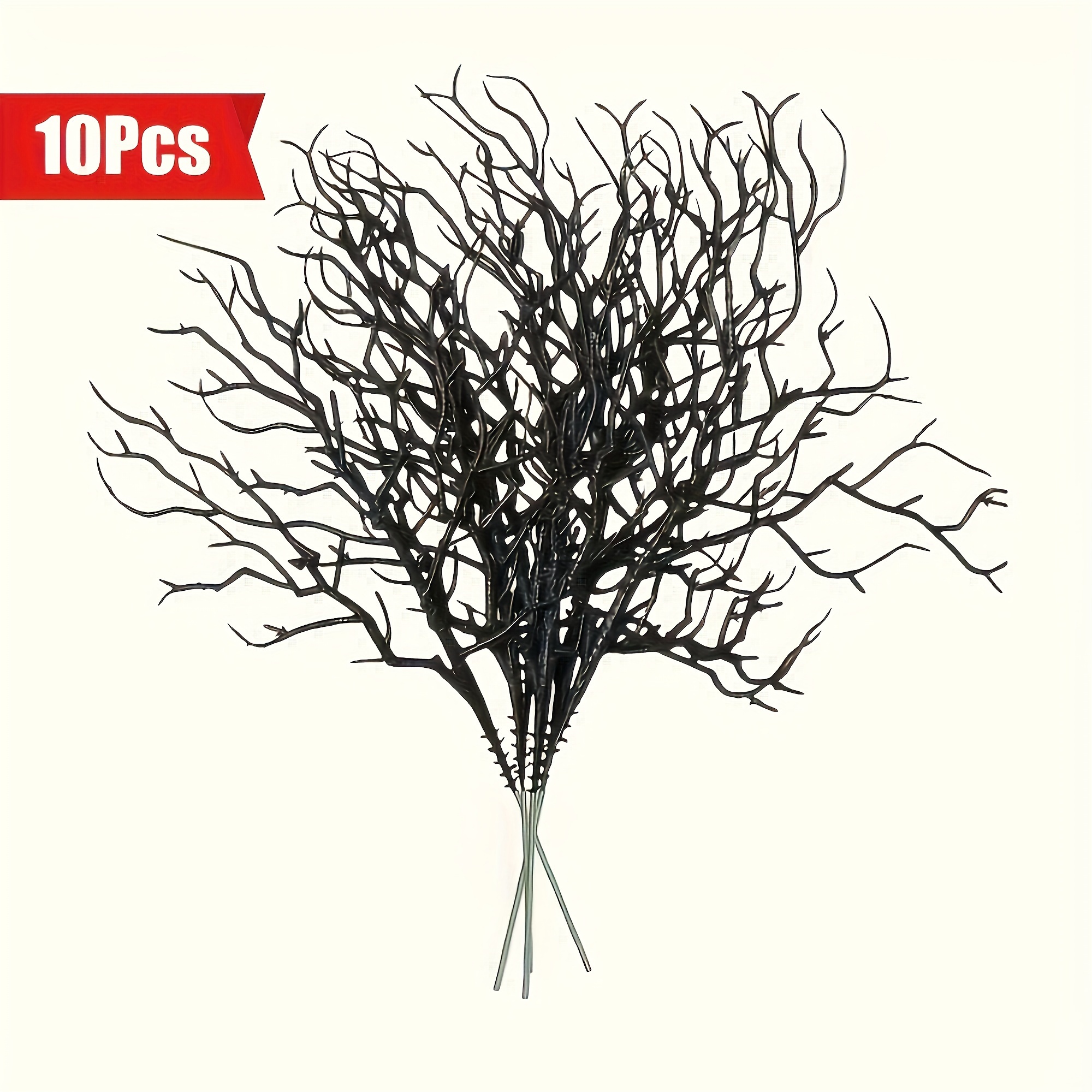 

10pcs Artificial Dry Branches - Classic Style Plastic Manzanita Twigs For Diy Wedding, Home Decor & Party Arrangements, Versatile Decorative Swags For , Christmas, Easter, Thanksgiving