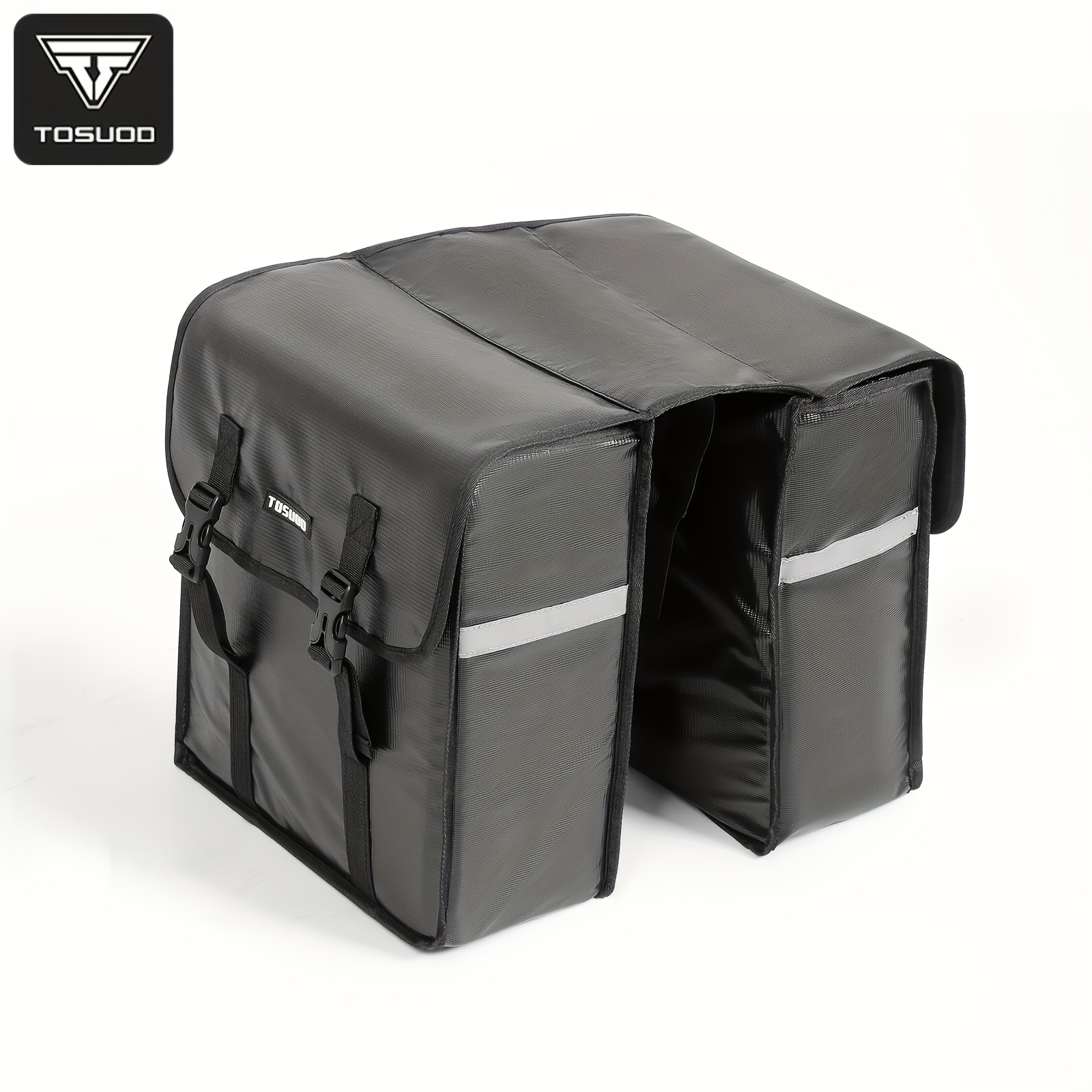 Image of 1x 29l Tosuod Bicycle Pannier | Large Capacity Rear Rack Tail Bag For Mountain Bikes, Waterproof, Detachable Straps