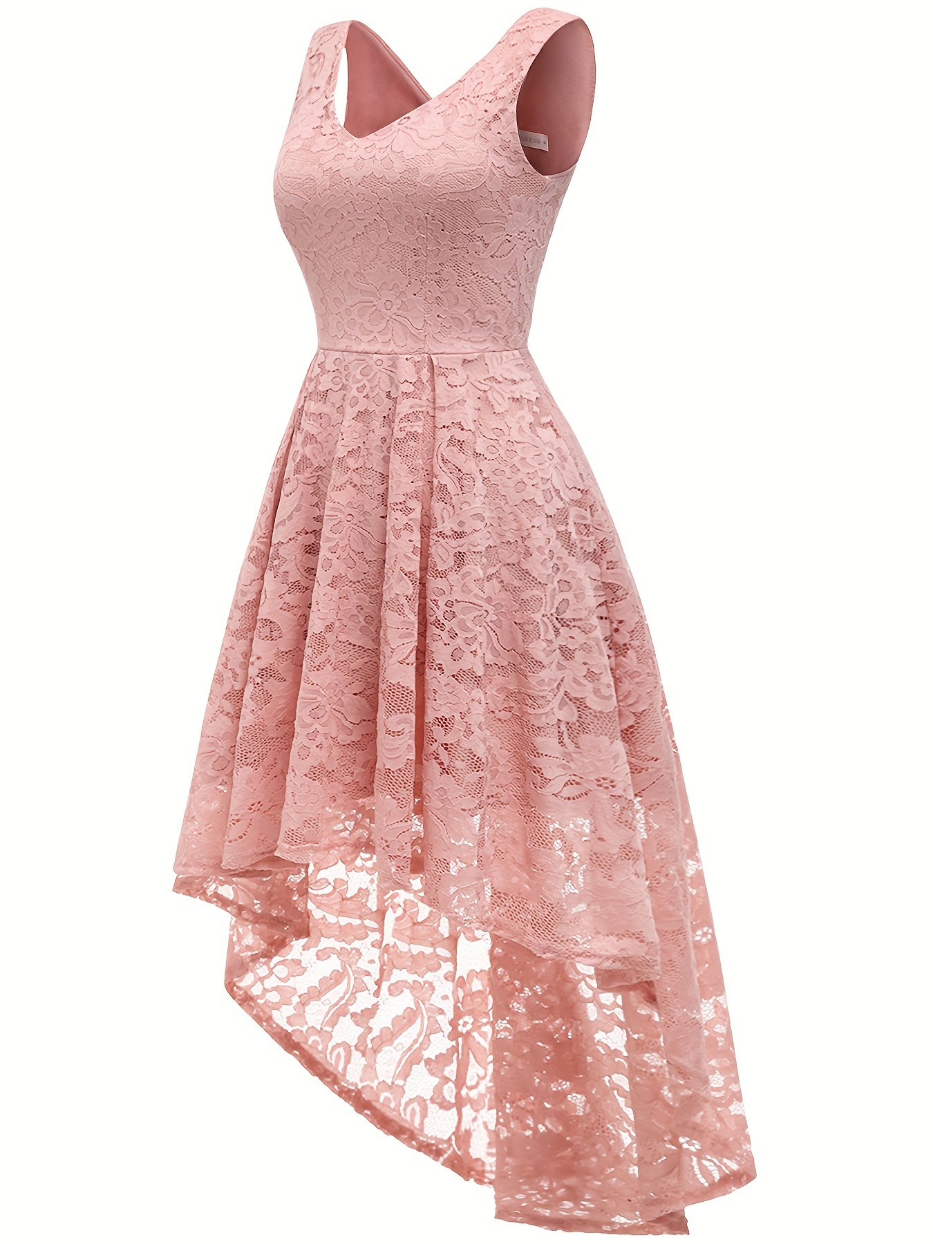 robe à bretelles en dentelle haute basse robe à Temu Switzerland