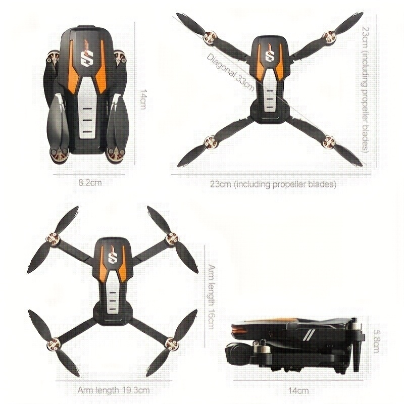 LU80 Dron z Podwójnymi Kamerami, em i Ekranem HD, Optyczne Pozycjonowanie Przepływu, Obrót o 360°, Utrzymanie Wysokości, Lekki i Składany, Łatwy w Transporcie, Idealny dla Początkujących i Młodzieży, Doskonały Prezent Świąteczny, Dron dla Początkujących, Przyjazna Konstrukcja, Wysokiej Jakości Kamera