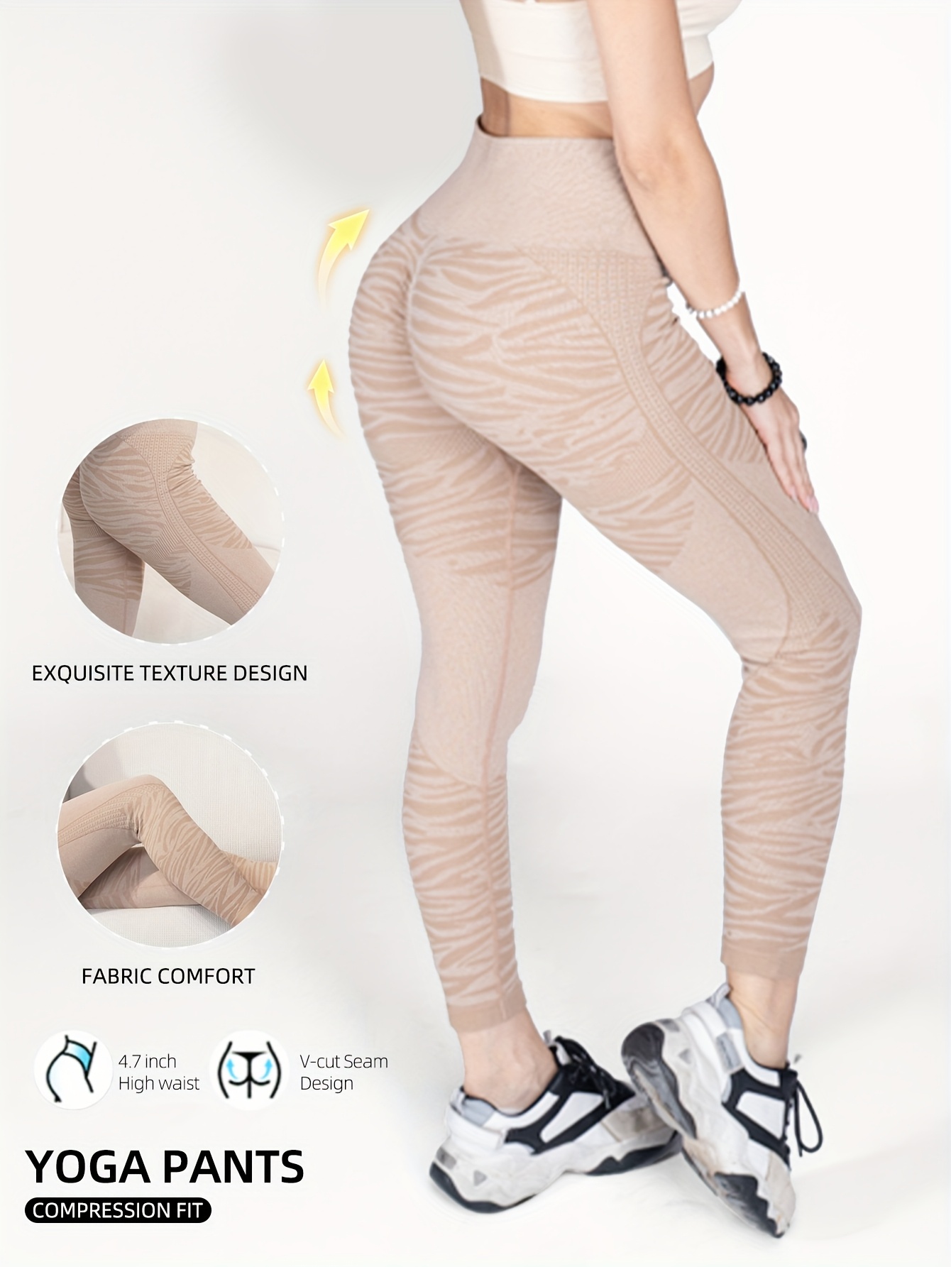 tummy control leggings sold on Temu United States
