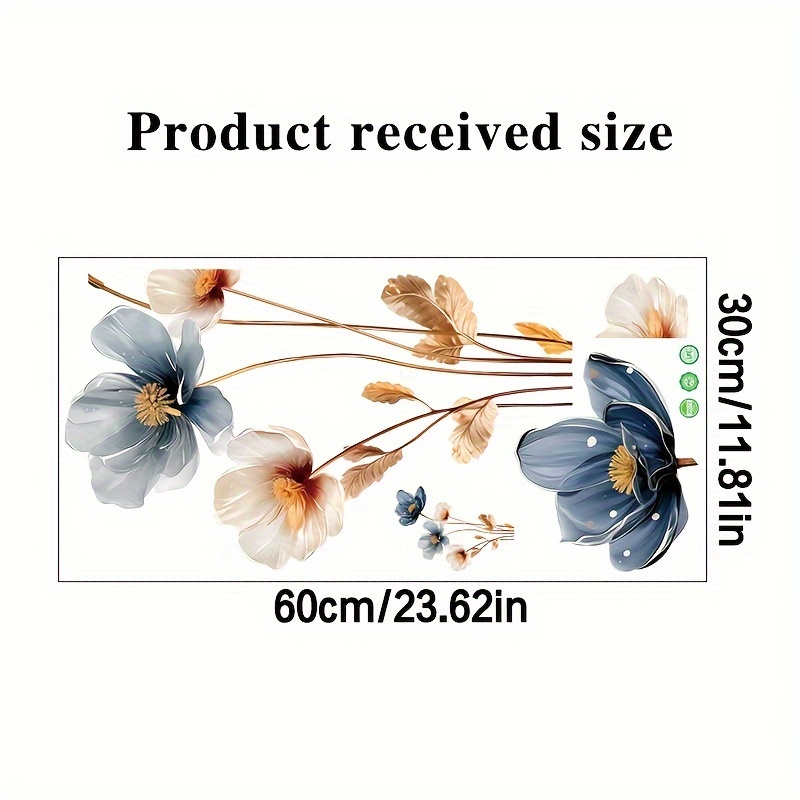 Removable Watercolor Decal - -, Reusable For & Decor
