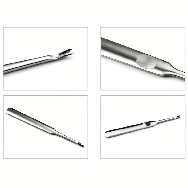 Professioneller Nagelhautentferner-Set Aus Edelstahl – 4-teilig, Rutschfest & Rostfrei