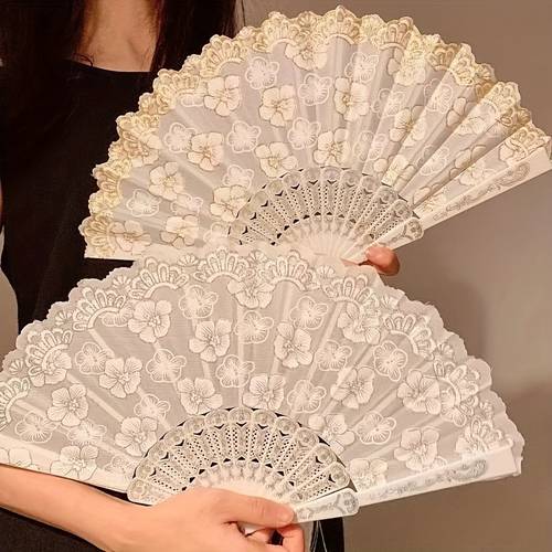 folding fan sakura summer portable dance fan internet celebrity fan folding fan sakura folding fan halloween christmas performances hanfu photography thanksgiving must have