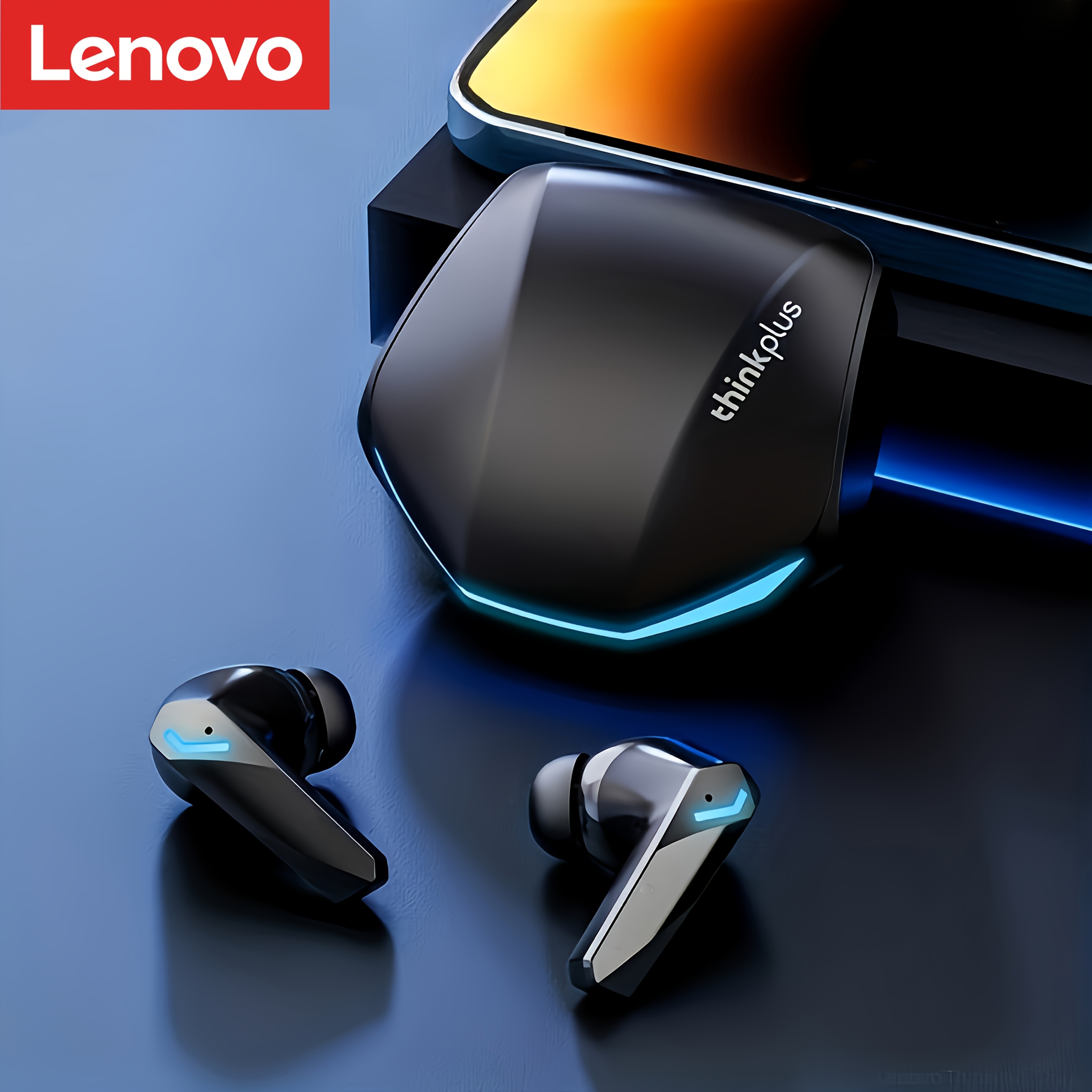 Auriculares Inalámbricos Lenovo GM2 PRO | Diseño Ergonómico, Experiencia de Sonido Inmersiva, Batería de Larga Duración
