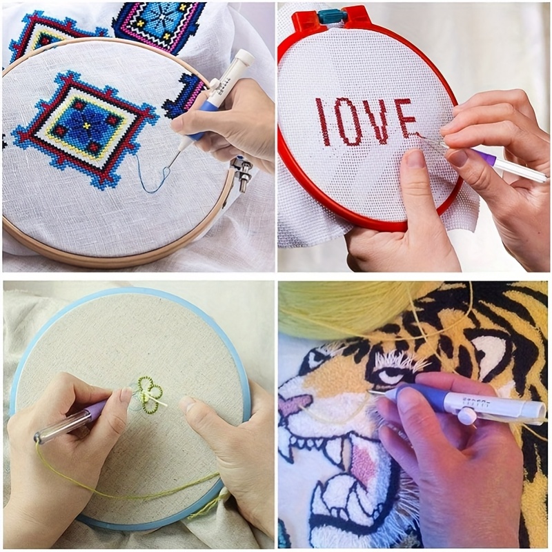 Embroidery Starter Kit with 50 Colors Stitch Thread