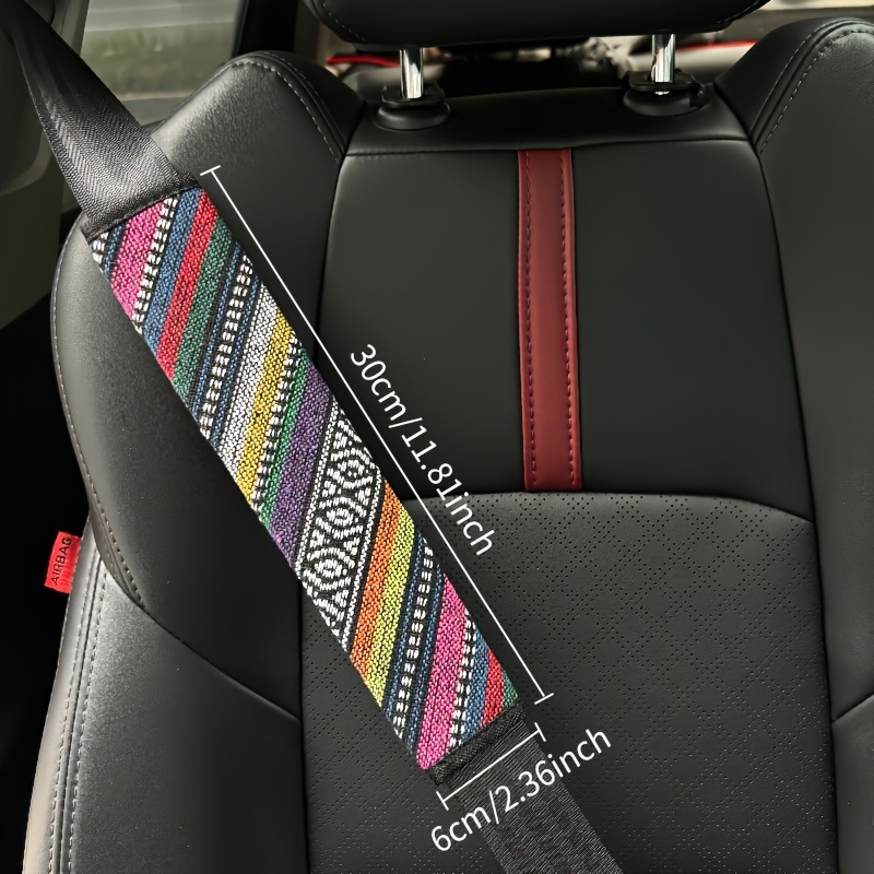 Image of 2024 New Car Seat Belt Summer Breathable Cool Protective Cover Shoulder Pad To Protect Clothes Anti-strangle Protect Shoulders Anti-wear Clothes Seat Belt Universal For Unisex