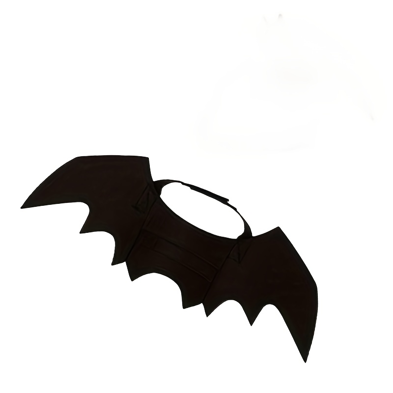TEMU Disfraz de Halloween para mascotas con diseño de ala de murciélago, accesorio adecuado para juegos de gatos y perros pequeños