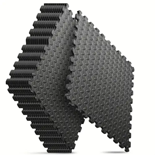 thickening home gym mat puzzle exercise mat interlocking foam floor tiles for home workout equipment and kids play areas 24 x 24 x 0 5 inches