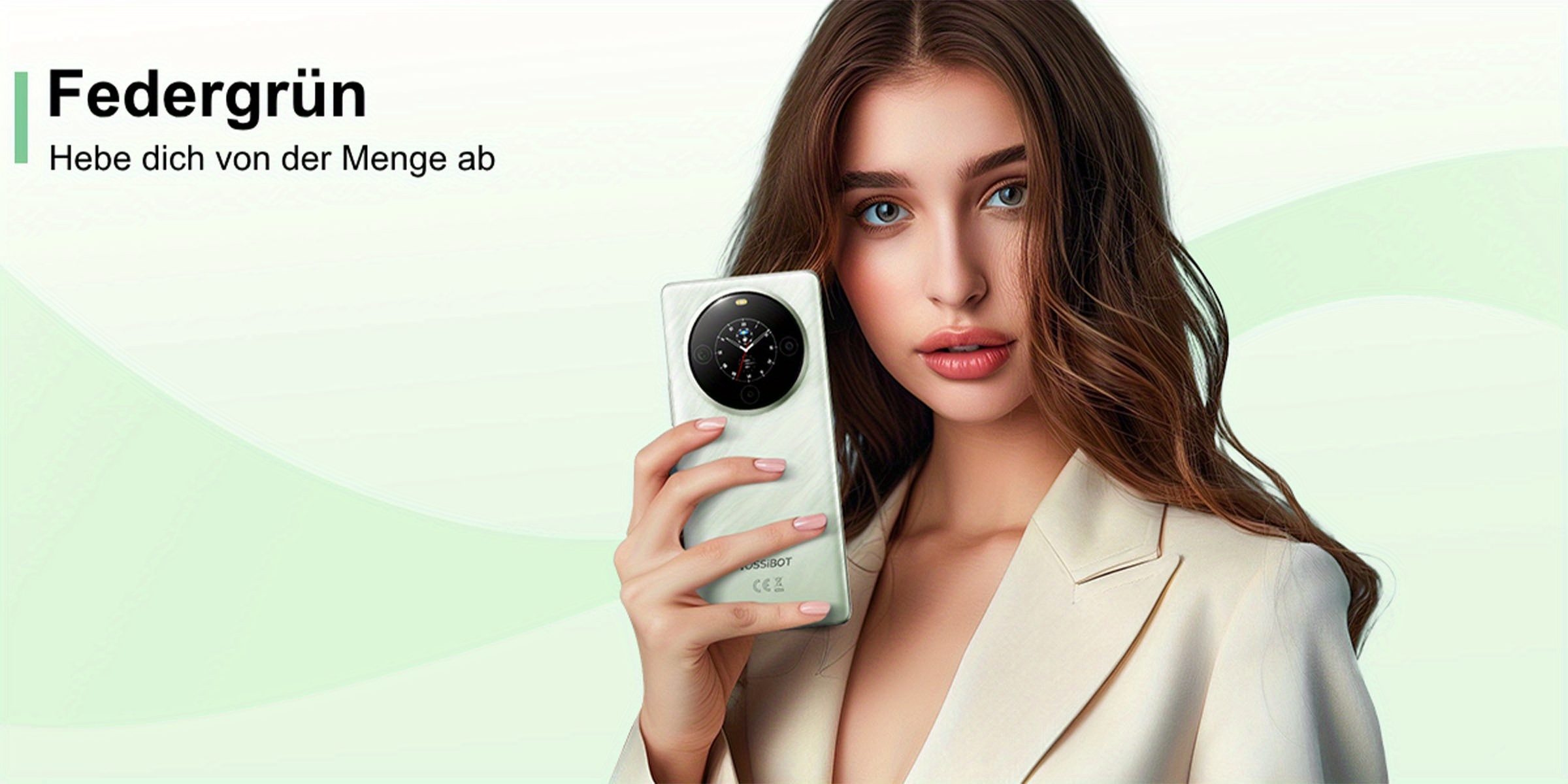 FOSSiBOT S3 Pro 2025 Android смартфон 6.67-инчов AMOLED дисплей + 1.09-инчов вторичен дисплей 20GB RAM (6+14GB) 128GB/1TB памет 64MP AI камера 5000mAh батерия NFC Face ID Dual SIM Dual Standby наличен в два цвята (зарядното устройство не е включено)