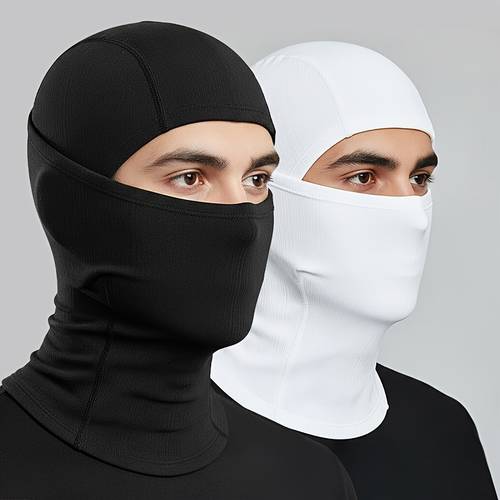 1 multi function breathable balaclava cap travel riding ski mask motorcycle liner sweat absorbent quick drying neck gaiter outdoor sport gift polyester and elastane mixed color