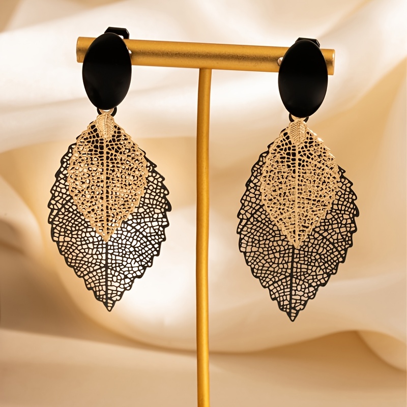 TEMU A Pair Of Women's Clip-on Earrings, Hypoallergenic And No-piercing Dangling Earrings, Elegant And Fashionable Women's Earrings, Suitable For Daily Wear