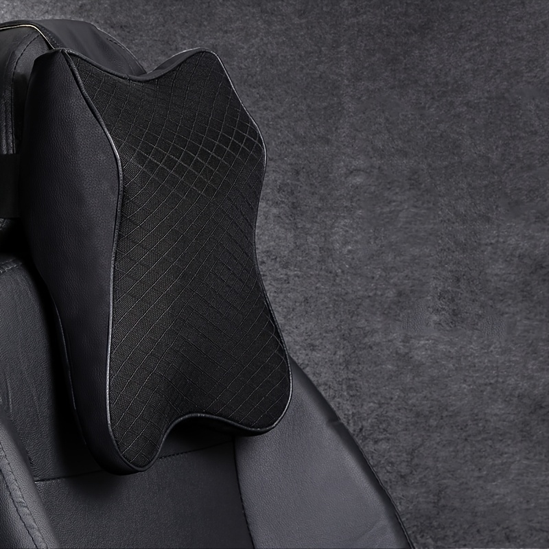 TEMU Universal Car Headrest And Lumbar Support, Vehicle Neck Pillow, Car Cushion For Interior Seat