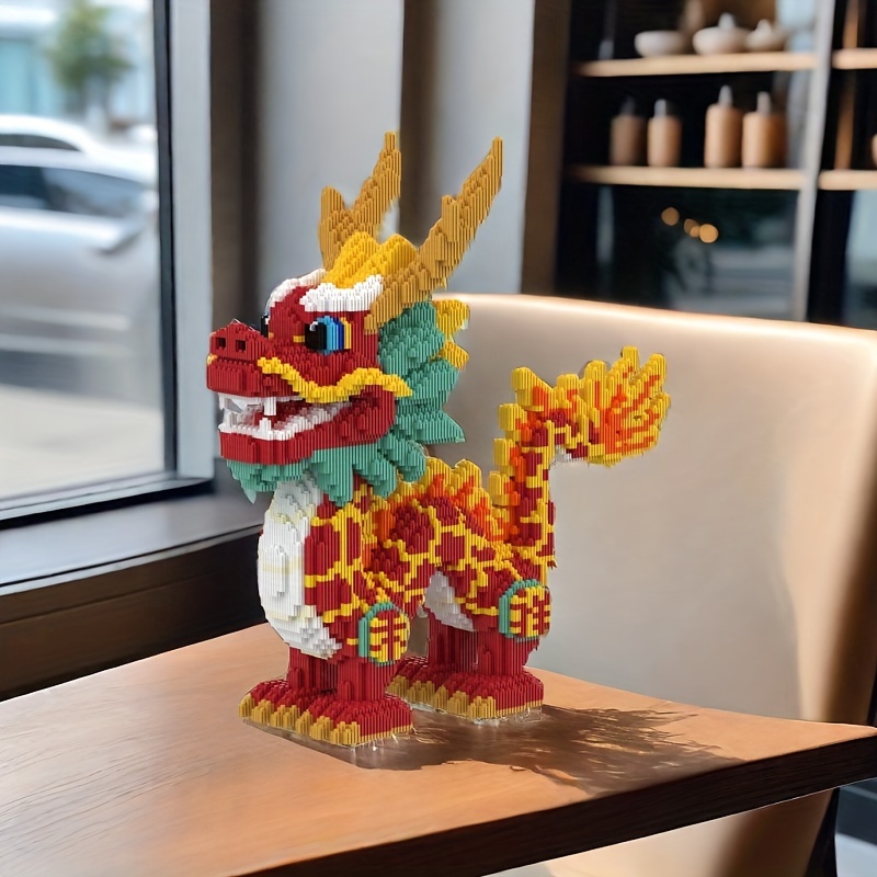 dragon festive cartoon blocks collage - Temu Japan