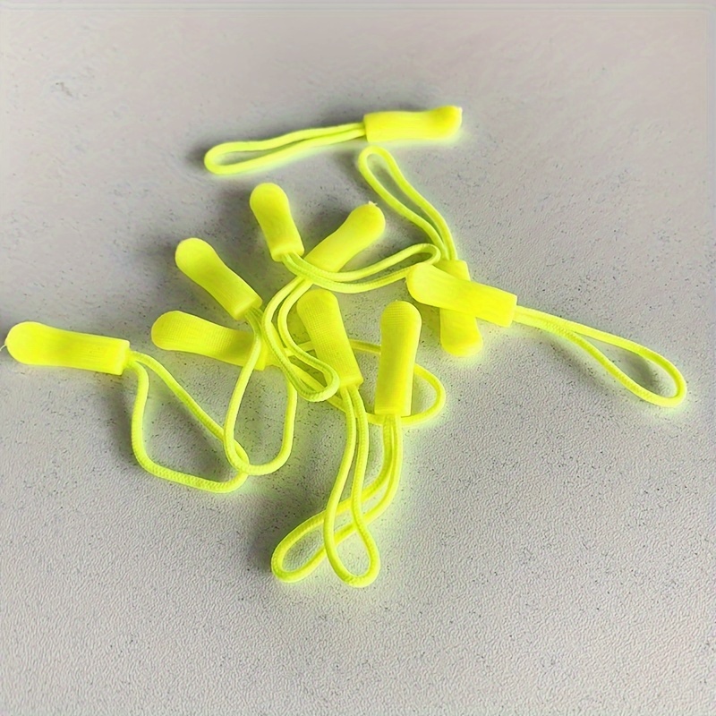 

10pcs Fluorescent Detachable Pulls For Luggage And Apparel