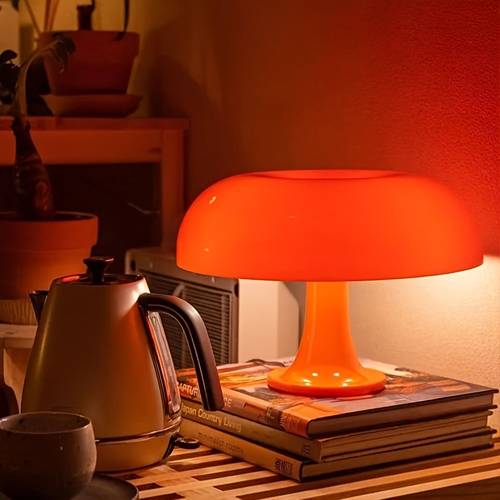 modern minimalist lde mushroom table lamp usb powered 3 color adjustable lighting sleek for living room bedroom study durable plastic no battery needed reading decorative display bedroom lighting contemporary lighting